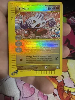 Tyrogue 63/147 Aquapolis 2002 Reverse Holo Pokemon Card TCG - Image 5