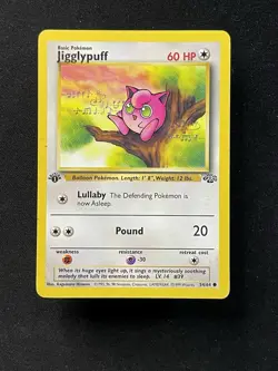 Jigglypuff 54/64 Common Jungle 1st Edition Non Holo Pokemon Card - Image 1