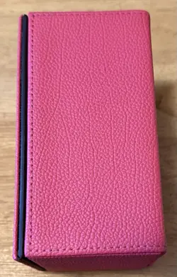 Ultra Pro M2 Deck Box Magic Pokemon Yugioh Cards Dice Leatherette - Pink/White - Image 3
