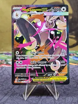 Mega Lopunny ex 128/094 Me02: Phantasmal Flames SIR Holo Card NM - Image 1