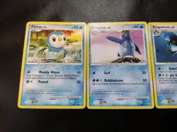 Piplup 85/127, Prinplup 59/127, & Empoleon 26/127 Platinum Pokemon Card Set MP - Image 2