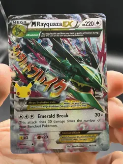 M Rayquaza EX 76/108 Pokemon Celebrations: Classic Collection English Mega NM - Image 3