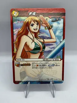 Bandai One Piece Miracle Battle Carddass Nami 02/85 2012 Japanese Card - Image 1