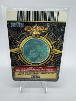 Bandai One Piece Onepy Match Roronoa Zoro C164 Crew Card Japanese 2009 - Image 2