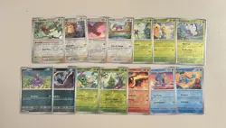 Pokemon 151 English Reverse Holo Lot 103 Cards No Duplicates NM - Image 2