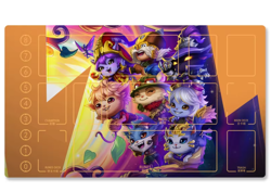 Riftbound‌ DIY Playmat Trading Card Anime Game Mat Tcg Rubber Card Pad - Image 1
