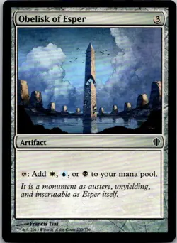 Obelisk of Esper Commander 2013 MTG LP - Image 1