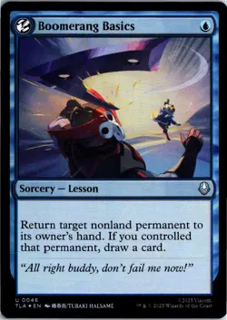 Boomerang Basics (46) - Foil - Avatar: The Last Airbender (TLA) - NM - Image 1
