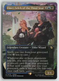Emet-Selch of the Third Seat Chocobo Track Foil LP Foil 473 FINAL FANTASY MTG - Image 1