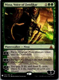 Nissa, Voice of Zendikar M The List Reprints 138 LP NM-LP - Image 1