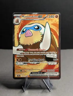 Mamoswine ex 174/159 Journey Together Ultra Rare Holofoil Pokemon Card NM - Image 1