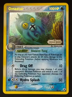 Pokemon TCG: Omastar - 23/92 Legend Maker Reverse Holo - LP - Image 1