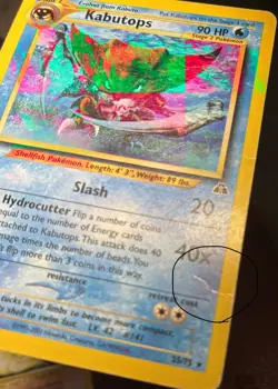 Pokemon Vintage WOTC Card Lot (2 HOLO, 2 REGULAR ) - Image 5