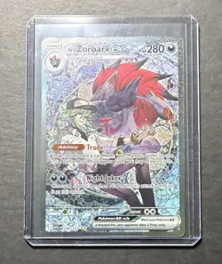 Pokemon TCG N's Zoroark Ex SIR 286/217 Ascended Heroes English NM - Image 1