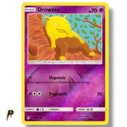 Drowzee 71/214 - 2019 Unbroken Bonds Reverse Holo Rare Pokemon Card NM - Image 1