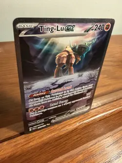 POKEMON TCG SV02 Paldea Evolved Ting-Lu ex #263/193 SIR Full Art Holo EN - Image 2