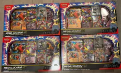 Pokemon TCG Mega Lucario ex Premium Figure Collection Box Sealed New - Image 1