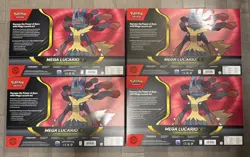 Pokemon TCG Mega Lucario ex Premium Figure Collection Box Sealed New - Image 2