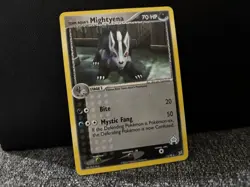 Pokemon Team Aqua's Mightyena Rare EX Team Magma vs. Aqua 15/95 70HP Nintendo - Image 1