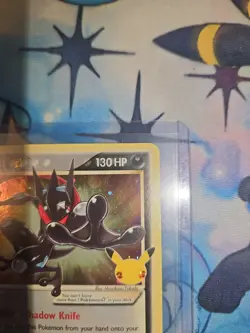 Pokemon Greninja Gold Star Celebrations 25th Anniversary Promo SWSH144 Holo - Image 3