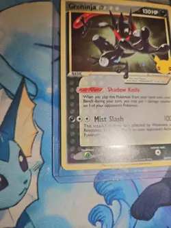 Pokemon Greninja Gold Star Celebrations 25th Anniversary Promo SWSH144 Holo - Image 5