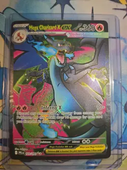 Pokemon Phantasmal Flames Mega Charizard X ex 109/094 Ultra Rare Full Art NM - Image 1