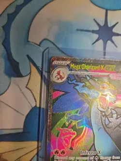 Pokemon Phantasmal Flames Mega Charizard X ex 109/094 Ultra Rare Full Art NM - Image 2