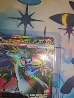 Pokemon Phantasmal Flames Mega Charizard X ex 109/094 Ultra Rare Full Art NM - Image 3