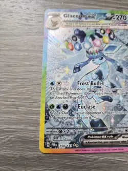 Pokemon Prismatic Evolutions Glaceon ex 150/131 Special Illustration Rare NM - Image 3