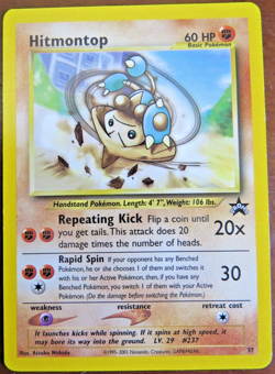 Pokemon black star 37 Hitmontop - Image 1