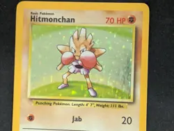 Hitmonchan 7/102 Pokemon Base Set - LP - Image 2