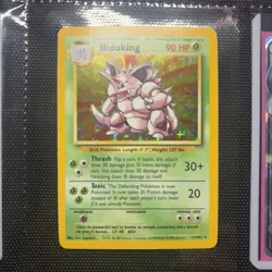 Pokemon TCG Nidoking Base Set 11/102 Holo 1999-2000 Wizards Base Set... - Image 2