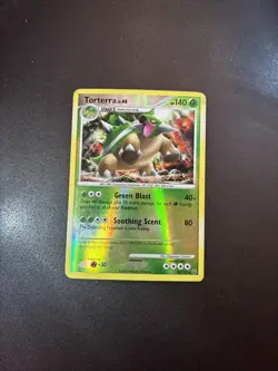 Pokemon TCG Torterra 39/127 Platinum Reverse Holo Rare Card MP - Image 3