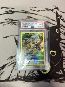 2023 POKEMON SWSH BLACK STAR PROMO CROWN ZENITH TIN #283 GALARIAN ZAPDOS PSA 10 - Image 1