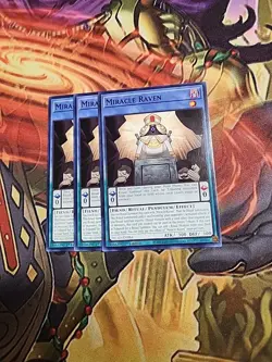3X Miracle Raven DUAD-EN084 Common 1st Edition NM Yugioh - Image 1