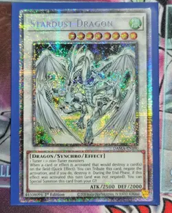 Yugioh Stardust Dragon Starlight Rare DAMA-EN100 1st Edition Near Mint - Image 1