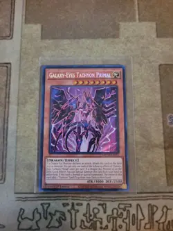 YUGIOH GALAXY-EYES TACHYON PRIMAL MZTM-EN011 SECRET 1ST ED NM - Image 1