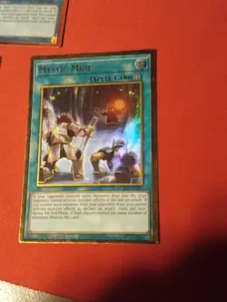 MGED-EN047 x3 Mystic Mine Gold Rare Light Played Nice Condition Playset Yugioh - Image 2