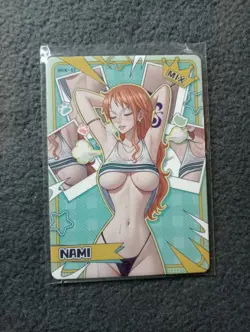 Nami Mix17 one piece Goddess Story WAIFU ANIME CARD - Image 1