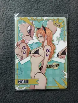 Nami mix14 one piece Goddess Story WAIFU ANIME CARD - Image 1