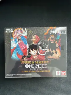 One Piece TCG English Booster Box OP-09 Emperors in the New World Sealed - Image 1