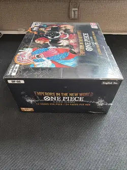 One Piece TCG English Booster Box OP-09 Emperors in the New World Sealed - Image 4