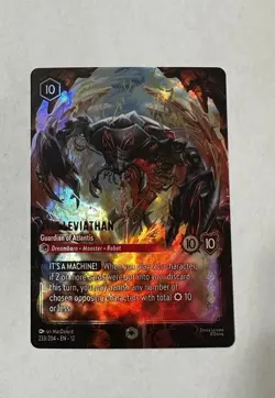 "The Leviathan" Disney Lorcana --Wilds Unknown-- Enchanted Holo #233/204 - Image 3