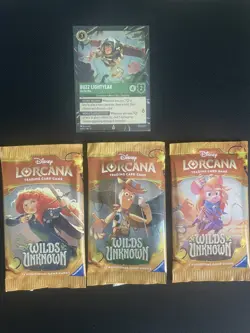EXCLUSIVE PROMO Buzz Lightyear On The Way Lorcana Wilds Unknown Disney 56/P3 - Image 1
