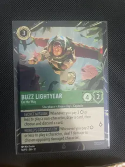 EXCLUSIVE PROMO Buzz Lightyear On The Way Lorcana Wilds Unknown Disney 56/P3 - Image 2