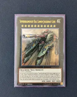 YuGiOh Superdreadnought Rail Cannon Juggernaut Liebe LED4-EN034 Ultra Rare NM - Image 1