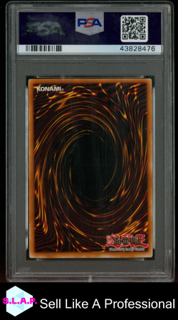RUCKSTOSS-DRACHE YUGIOH UR 1ST ED ANCIENT SANCTUARY AST-DE022 2004 PSA 9 - Image 2