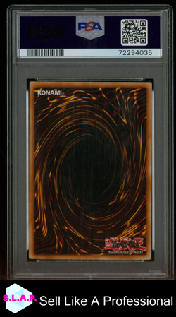 BOSER HELD MALICIOUS EDGE YUGIOH ULTIMATE RARE 1ST. ED GLAS-DE003 2007 DE PSA 9 - Image 2