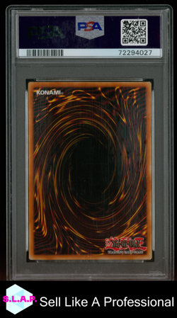 CYBERFINSTERNIS DRACHE YUGIOH ULTIMATE RARE 1ST EDITION CDIP-DE035 2006 DE PSA 9 - Image 2