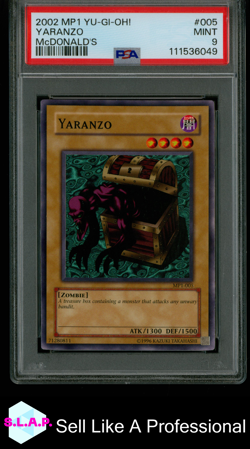 YARANZO YUGIOH COMMON MP1 5 2002 ENGLISCH PSA 9 - Image 1